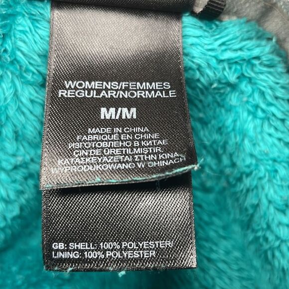 The North Face- Osito Fleece Jacket in Teal Blue- Size Medium - Picture 10 of 13